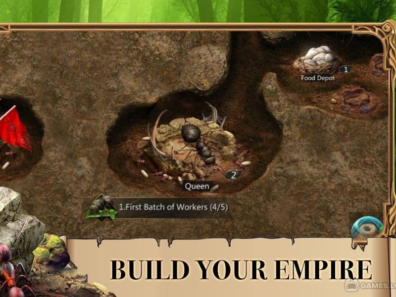 Xây dựng đàn kiến của riêng bạn trong Ant Legion