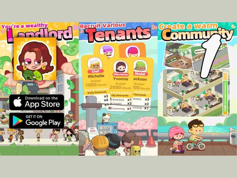 Game Rent Please Landlord Sim Mod giúp tạo nên chốn riêng tư trong mơ của bạn