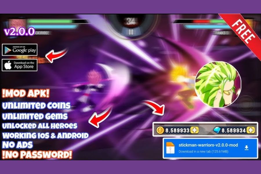 Hack Stickman Warriors 2