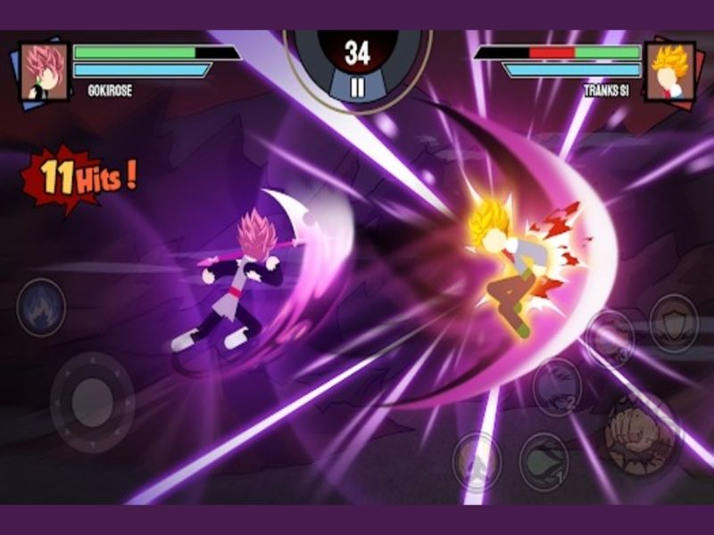 Hack Stickman Warriors sở hữu cách chơi game cực đơn giản