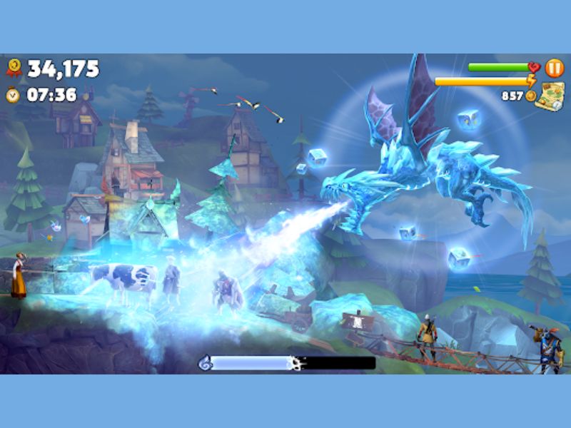 Khai thác vật phẩm chiến lược Hack Hungry Dragon