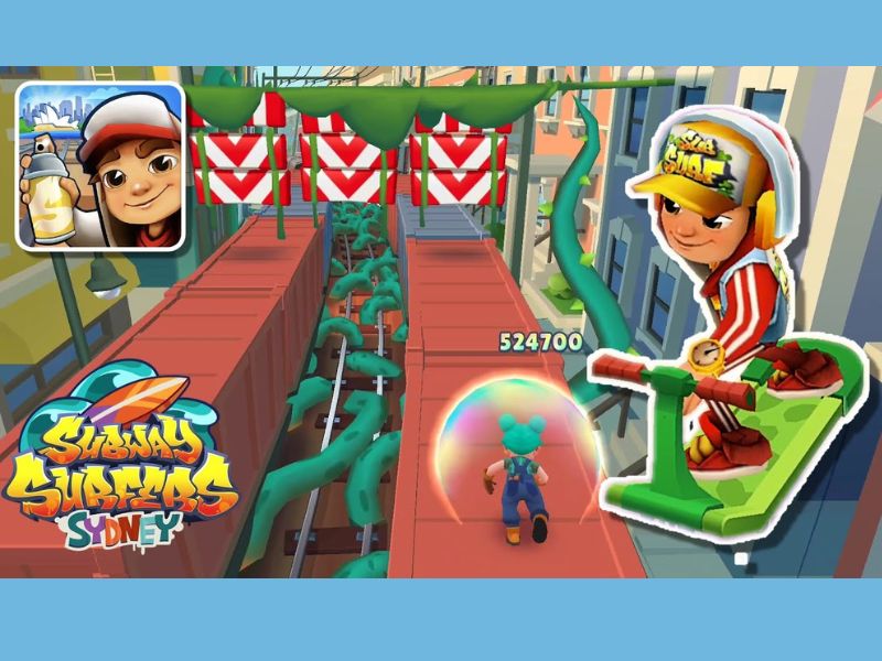 Subway Surfers Full Hack Modlmh.com có những cuộc rượt đuổi thú vị
