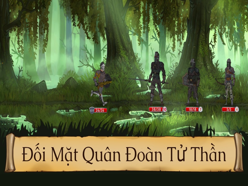 Hóa thân thành hiệp sĩ bóng đêm quyền năng trong Obsidian Knight Rpg