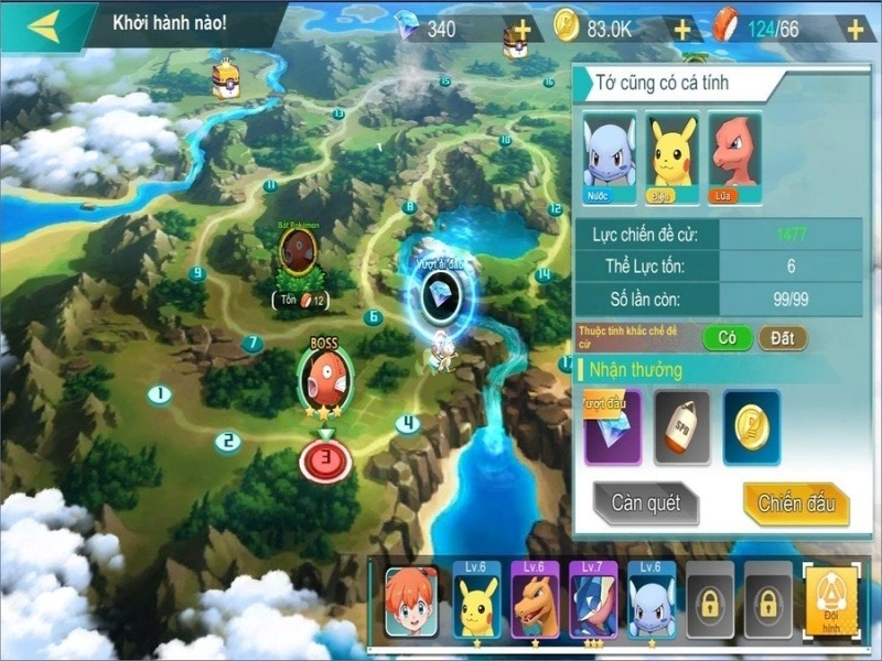 Đồ họa và âm thanh Bảo Bối Huyền Thoại APK hấp dẫn