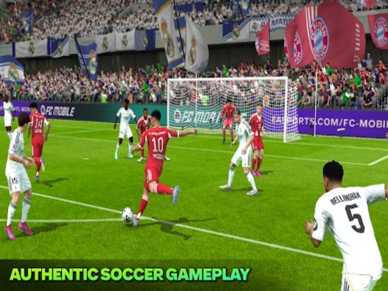 Đồ họa và âm thanh Hack Fc Mobile Mod Apk sống động
