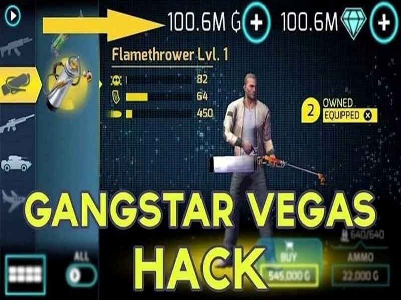 Hack Gangstar Vegas full tiền, kim cương