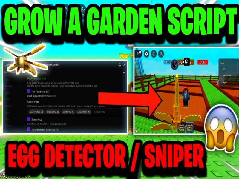 Hỗ trợ Auto Plant trồng cây liên tục Phiên Bản Hack Grow A Garden