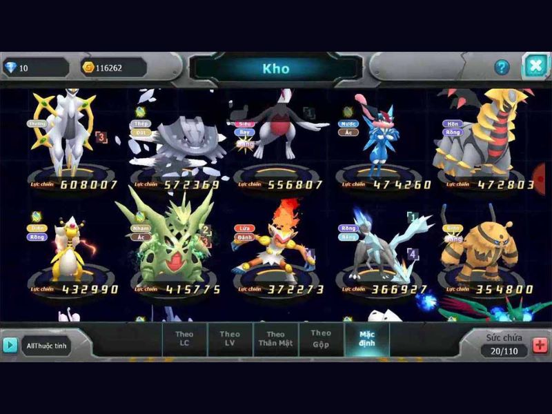 Hack Pokemon Đại Chiến Androidmentor mở khóa pokemon ẩn