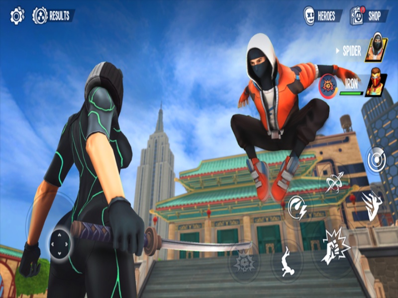 Lối chơi hành động cận chiến đỉnh cao của Hack Spider Fighter 3