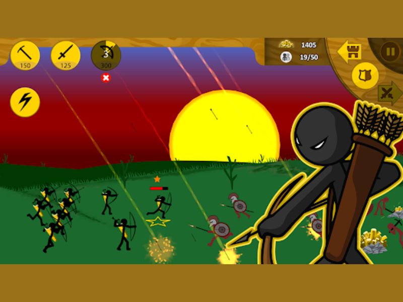 Hack Stick War Legacy Modlmh.com sở hữu hệ thống chiến đấu linh hoạt