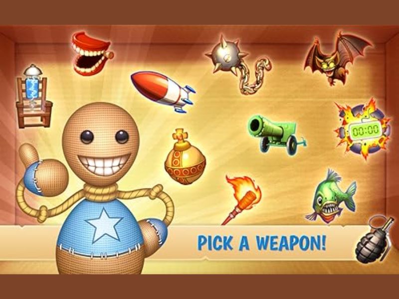 Kick The Buddy Hack có nhiều tính năng thú vị và bất ngờ