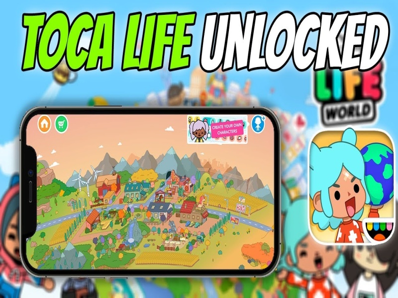 Toca Boca Mod Apk Mở khóa tất cả