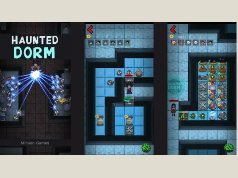 Bối cảnh ký túc xá ma ám đầy ám ảnh trong Haunted Dorm Hack