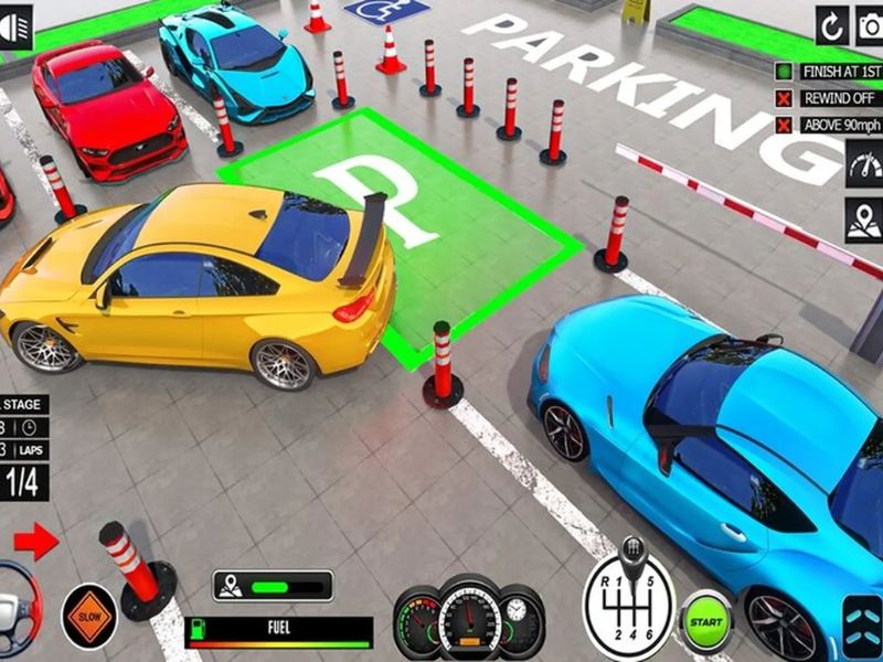 Chế độ đỗ xe thử thách kỹ năng trong Hack Car Parking Multiplayer