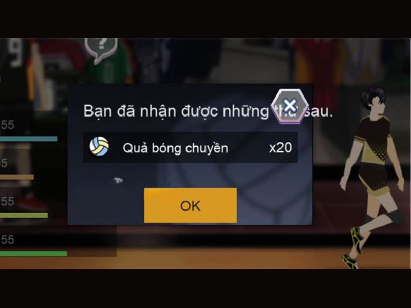 Hoàn tất việc nhập thành công và bạn sẽ nhận được phần thưởng ngay lập tức.