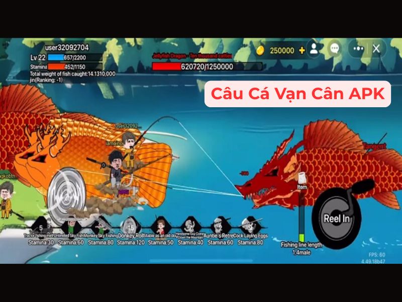 Cùng Trải Nghiệm Săn Cá “Siêu Đã Tay” Trong Câu Cá Vạn Cân Mod APK