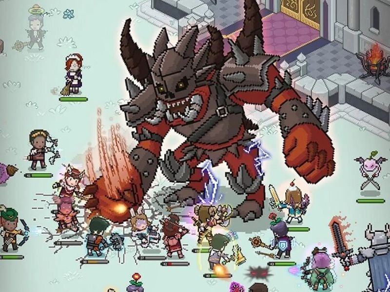 Phát triển lực lượng thợ săn giết quái để xây dựng thị trấn trong Evil Hunter Tycoon Mod