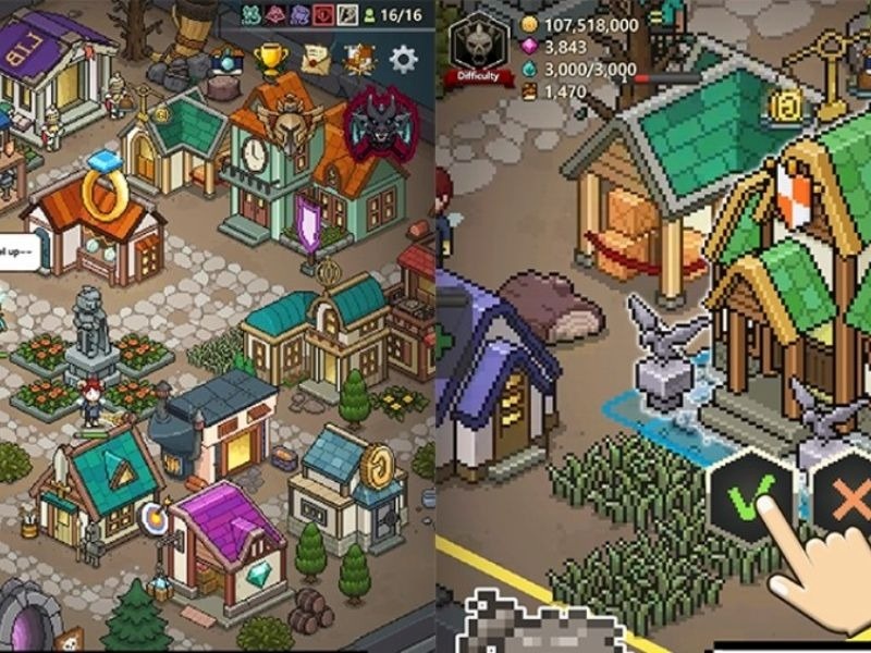 Khám phá nhiều vùng đất mới đầy bí ẩn và nguy hiểm trong game Evil Hunter Tycoon Mod