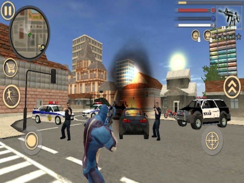 Khởi đầu đầy bí ẩn của nhân vật chính trong Rope Hero Vice Town