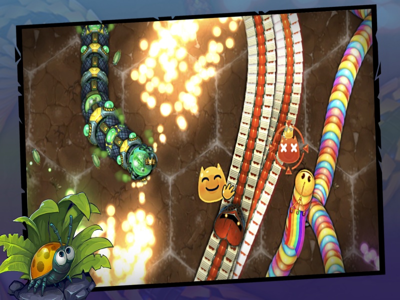 Cuộc chiến sinh tồn khốc liệt để hóa khổng lồ trong Game Little Big Snake Mod Apk