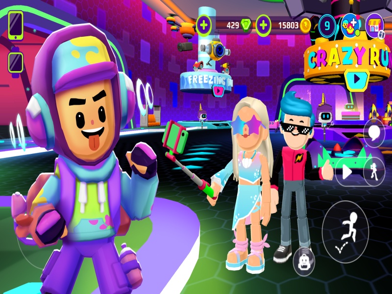 Phiêu lưu cùng bạn bè trong Game Pk Xd Mod Apk