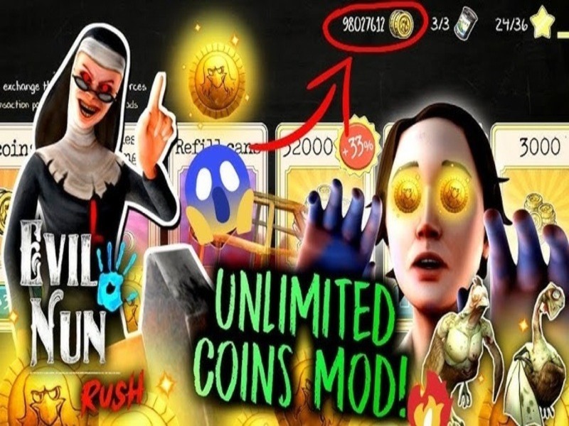 Tính Năng Nổi Bật Trong Evil Nun Hack Tiger Bất Tử