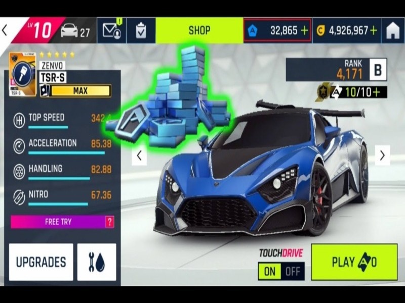 Tính Năng Nổi Bật Trong Asphalt 9 Hack