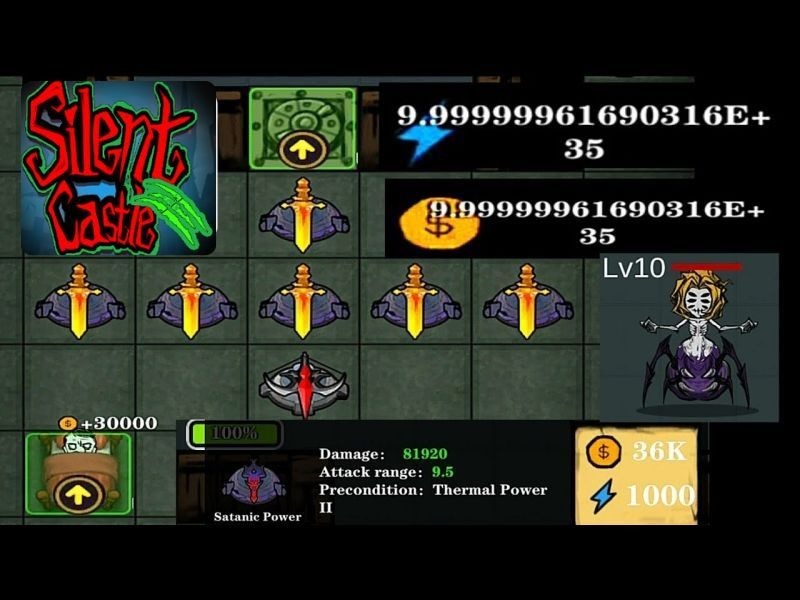 Tính Năng Nổi Bật Trong Hack Silent Castle