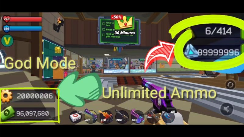 Một Số Tính Năng Nâng Cao Của Bản Hack Pixel Combat Tại MODCOMBO