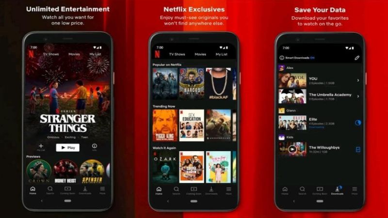 Kho nội dung đa dạng và khổng lồ trong Netflix Premium APK