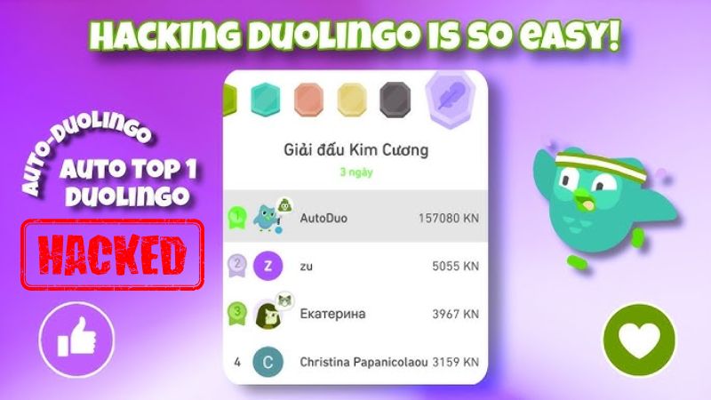 Những Yếu Tố Độc Bản Tạo Nên Thương Hiệu Riêng Cho Hack Duolingo