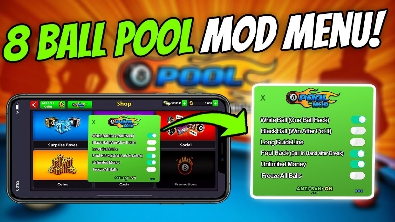 8 ball pool mod apk