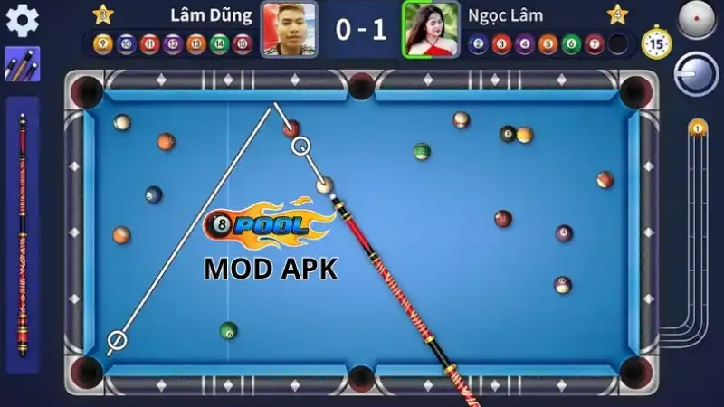 Gameplay hấp dẫn của 8 Ball Pool