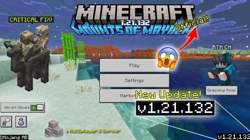 Vì Sao Nên Cập Nhật Minecraft 1.21.132?