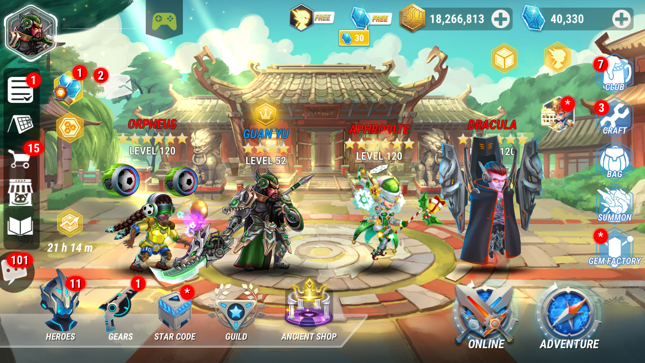 Giới Thiệu tổng quan heroes infinity mod full tướng